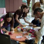 Hop-on-hop-off Killer Fashion Revolution Workshop at the Human Rights Arts Festival in Silver Spring, MD, USA.