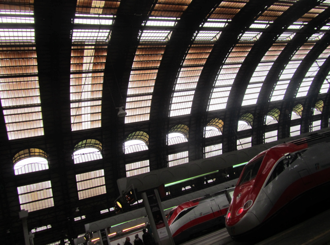 trainstation in Milan