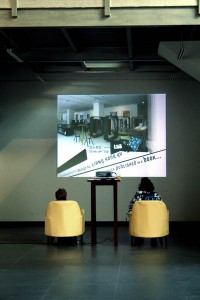 At the "Intersection" exhibition in Nova gallery "Opening Museums" was presented as an video.
