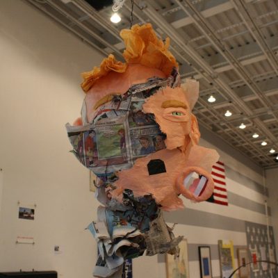 Donald Trump piñata by Pablo Helguera
